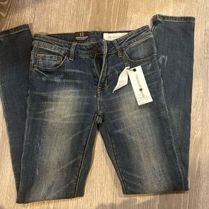 Treasure & Bond girls size 12 dark skinny jeans- NWT